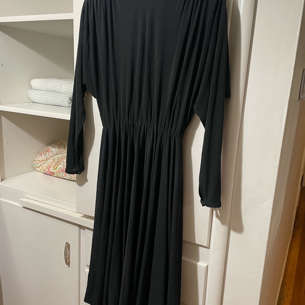 Elegant Black Women's Dress Vintage Small